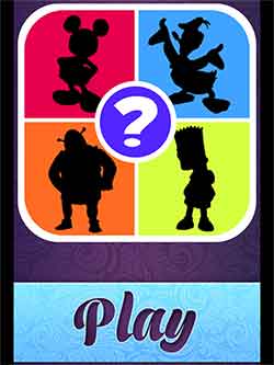 Cartoons Shadow Quiz Answers | 4 Pics 1 Word Daily Puzzle Answers