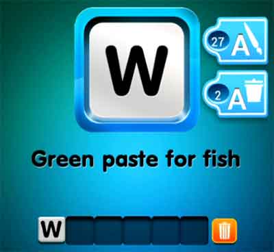 one-clue-green-paste-for-fish