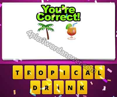 emoji-palm-tree-and-cocktail-juice-drink
