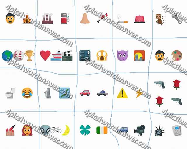 100 Pics Emoji Quiz 5 Level 41 60 Answers 4 Pics 1 Word Daily