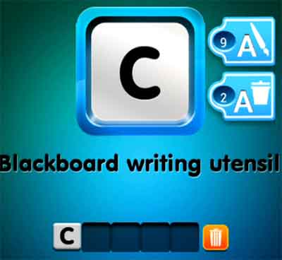 one-clue-blackboard-writing-utensil