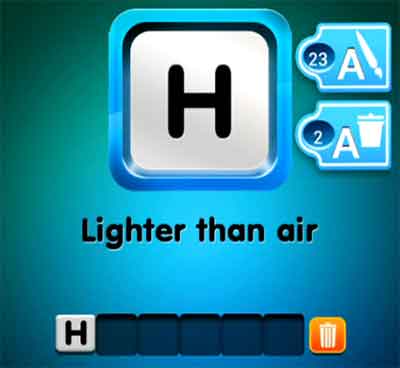 One Clue Answer Helium 4 Pics 1 Word Daily Puzzle Answers