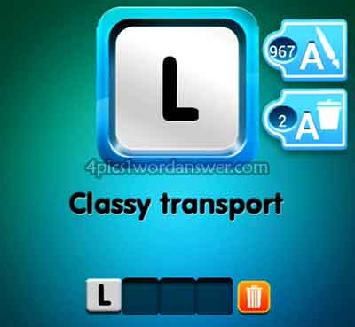 one-clue-classy-transport-answer