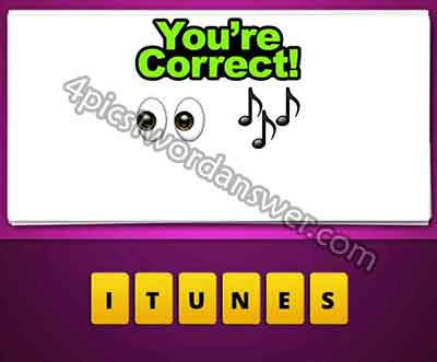 Guess The Emoji Eyes And Music Notes 4 Pics 1 Word Daily Puzzle Answers - guess the emoji roblox game answers