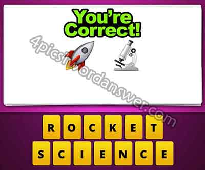 guess the emoji level 6 rocket and microscope