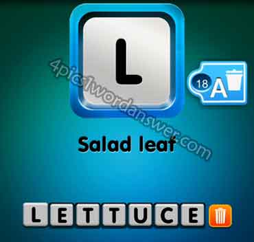 One Clue Salad Leaf Answer 4 Pics 1 Word Daily Puzzle Answers