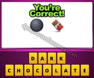 emoji-black-ball-and-chocolate-bar