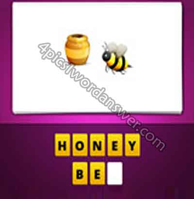 Guess The Emoji Honey Pot Bee Pics 1 Word Daily Puzzle Answers