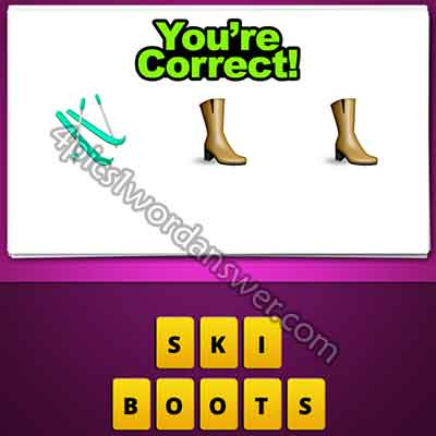 emoji-ski-and-2-boots-shoes
