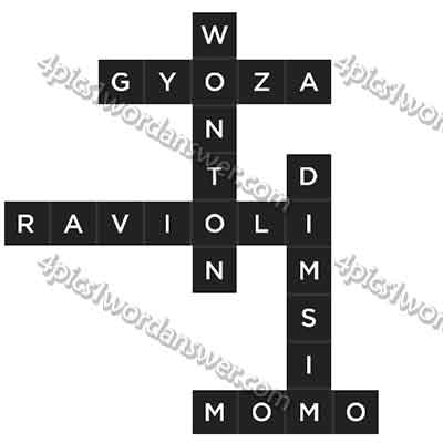 Bonza Clue Dumplings Answer 4 Pics 1 Word Daily Puzzle Answers