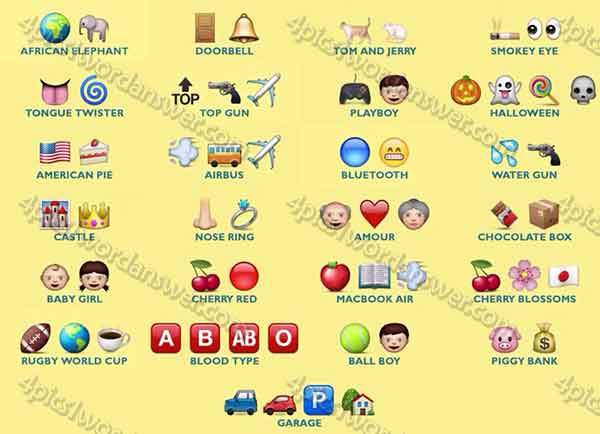 guess the emoji level 17 answers