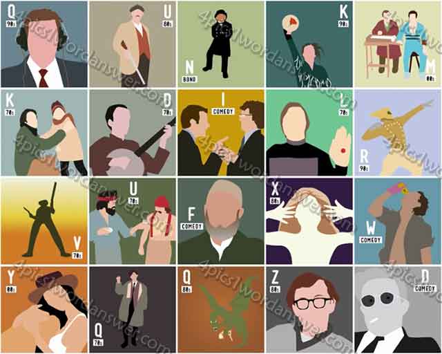 100 pics a to z movies