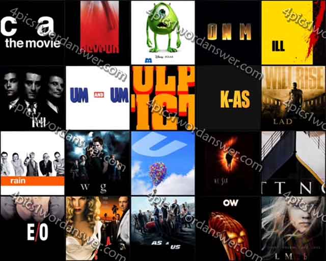 100 pics movie logos answers
