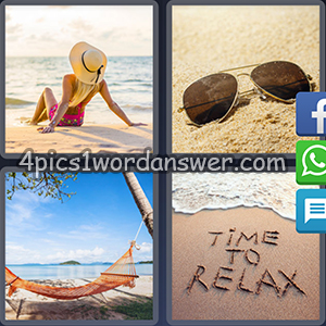 4 pics 1 word daily challenge dog two old people beach
