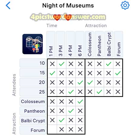 Logic-Puzzles-Night-of-Museums-Roman-Holiday